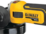 20V MAX* XR Angle Grinder, equipped with spring braking device and sliding switch, 4-1/2 inches, just the tool
