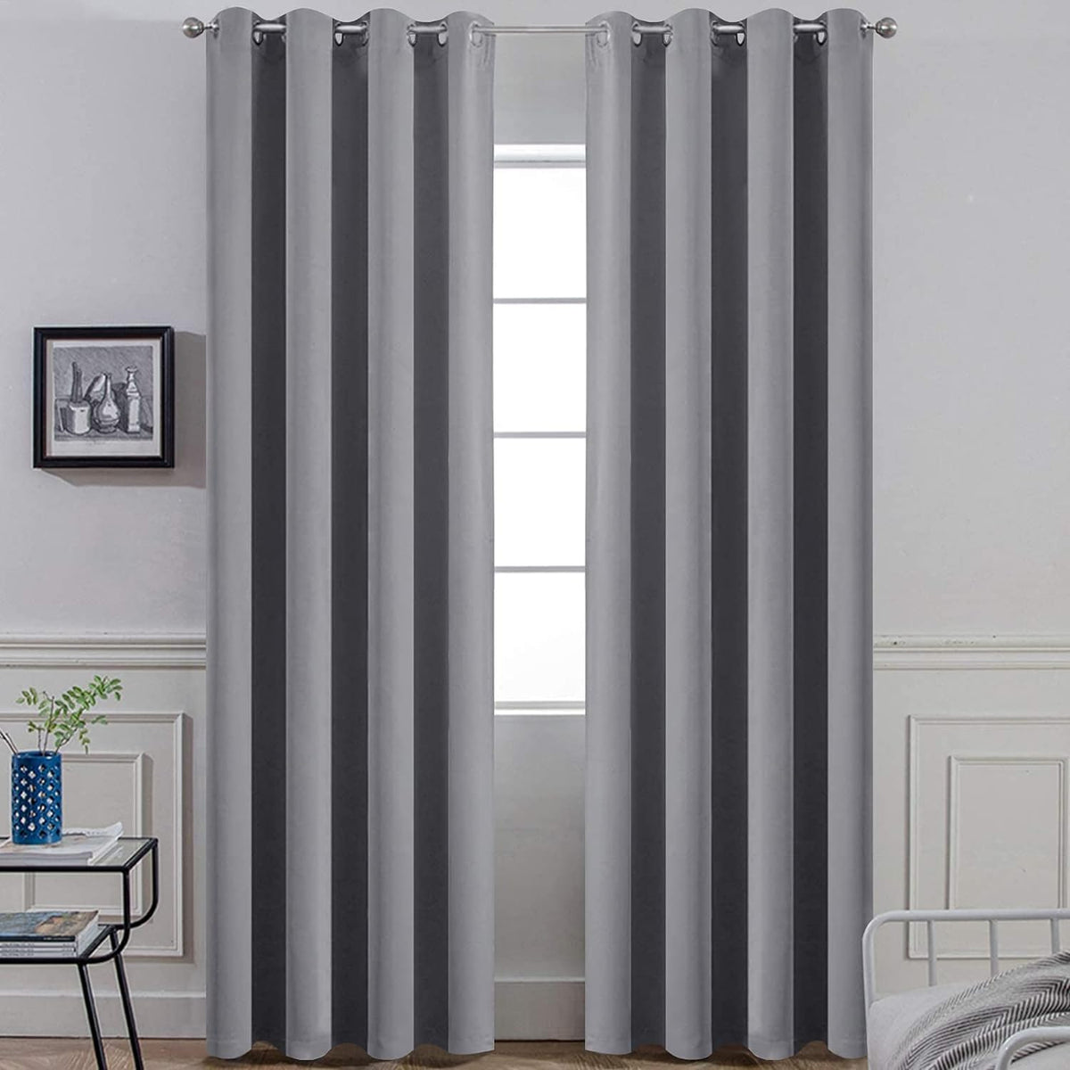 Jinmere Room Darkening Window Curtains for Bedroom