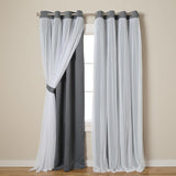 Jinmere Layered Blackout Curtains for Bedroom