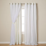 Jinmere Layered Blackout Curtains for Bedroom