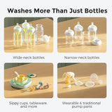 Baby Bottle Washer, Sterilizer & Dryer - All-in-One Cleaning Machine for Bottles, Pump Parts & Baby Essentials
