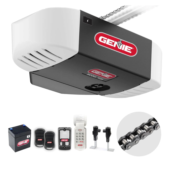 Chain Drive 750 3/4 HPc Garage Door Opener w/Battery Backup - Heavy Duty.