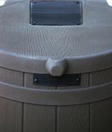 50 Gallon Plastic Outdoor Home Rain Barrel Water Storage Collector